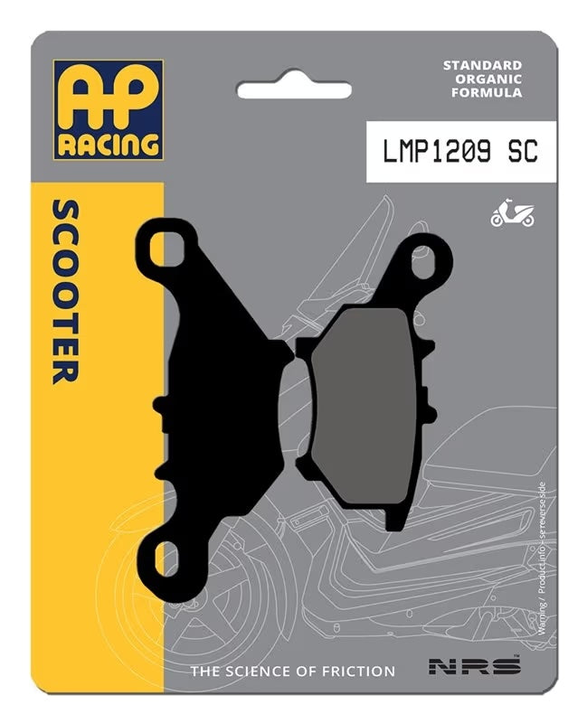 Pastiglie Freno Organiche Anteriori e Posteriori AP Racing LMP1209SC