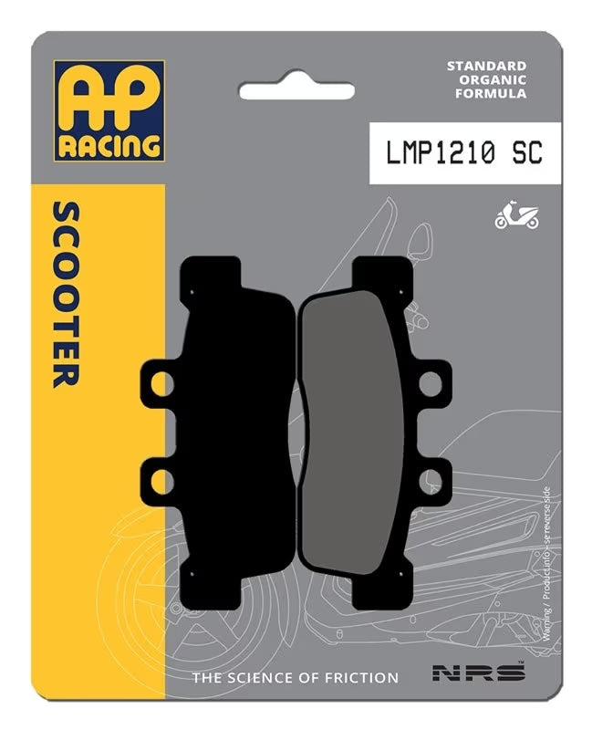 Pastiglie Freno Organiche Anteriori e Posteriori AP Racing LMP1210SC