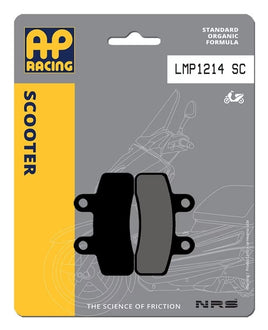 Pastiglie Freno Organiche Anteriori e Posteriori AP Racing LMP1214SC