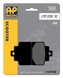 Pastiglie Freno Organiche Anteriori e Posteriori AP Racing LMP1226SC