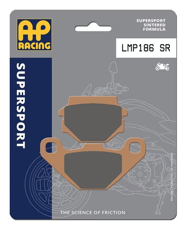 Pastiglie Freno Sinterizzate Anteriori e Posteriori AP Racing LMP186SR