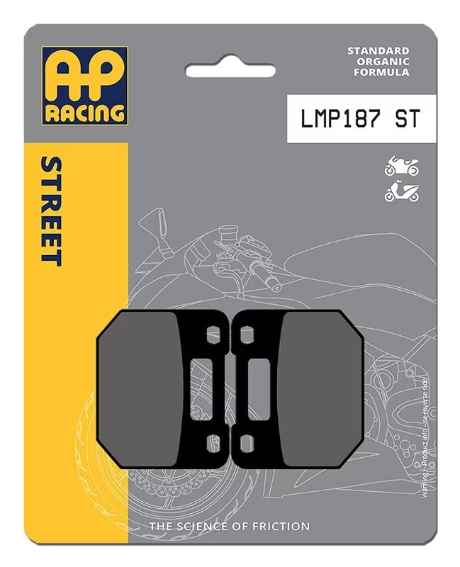 Pastiglie Freno Organiche Anteriori AP Racing LMP187