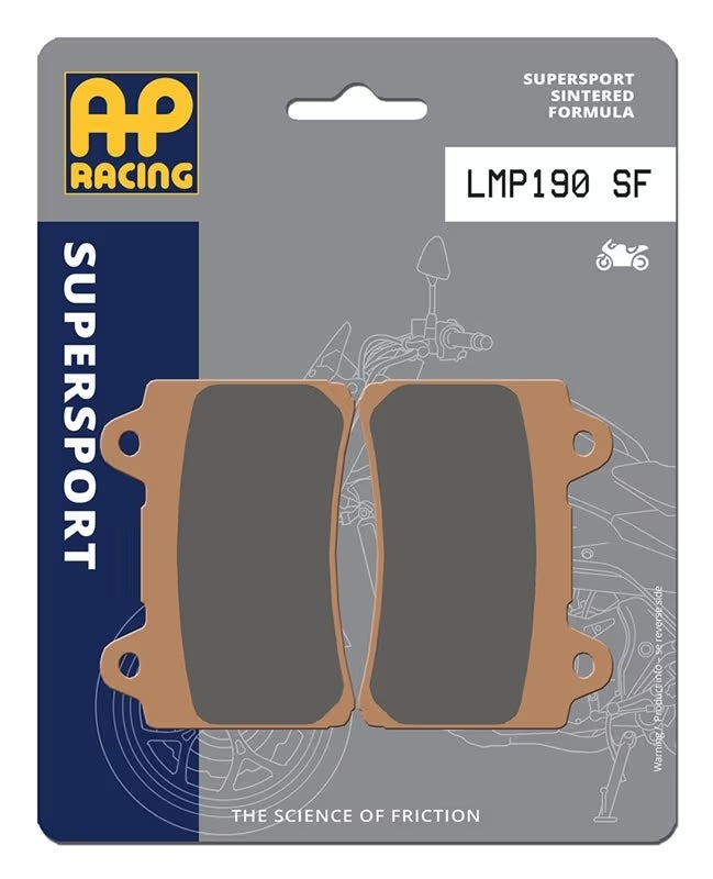 Pastiglie Freno Sinterizzate Anteriori e Posteriori AP Racing LMP190SF