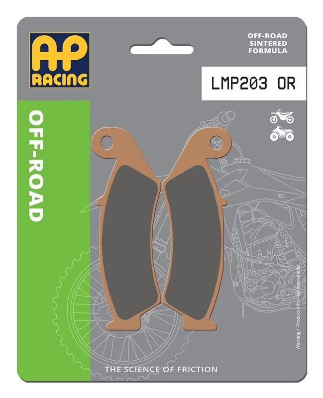 Pastiglie Freno Sinterizzate Anteriori e Posteriori AP Racing LMP203OR