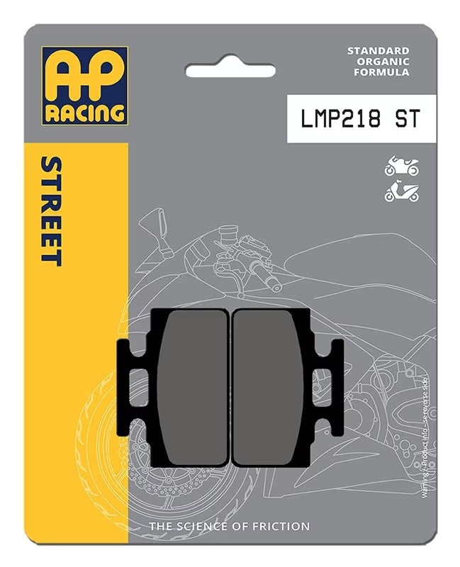 Pastiglie Freno Organiche Posteriori AP Racing LMP218