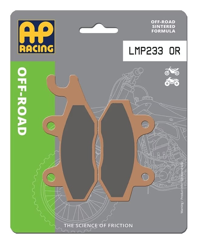 Pastiglie Freno Sinterizzate Anteriori e Posteriori AP Racing LMP233OR