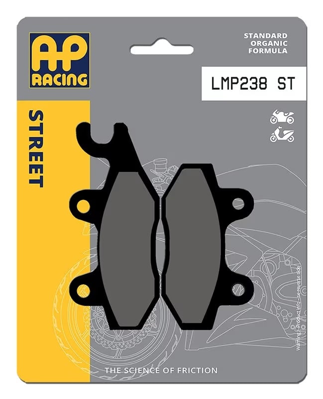 Pastiglie Freno Organiche Posteriori AP Racing LMP238
