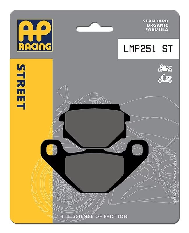 Pastiglie Freno Organiche Posteriori AP Racing LMP251
