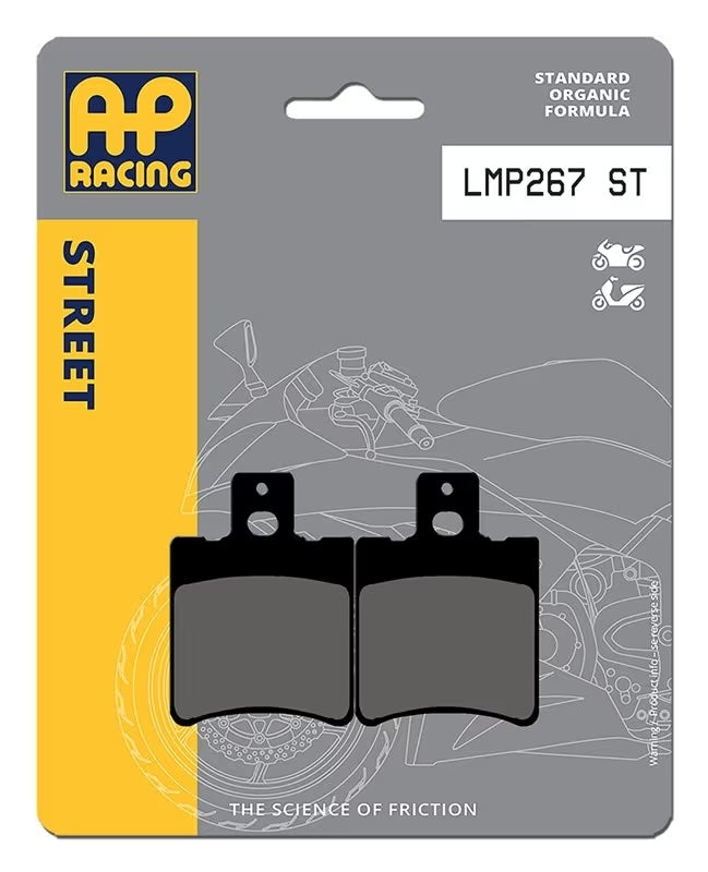 Pastiglie Freno Organiche Posteriori AP Racing LMP267