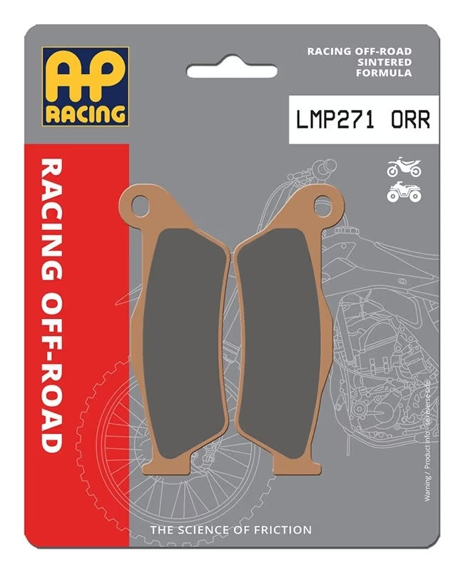 Pastiglie Freno Sinterizzate Racing Anteriori e Posteriori AP Racing LMP271ORR