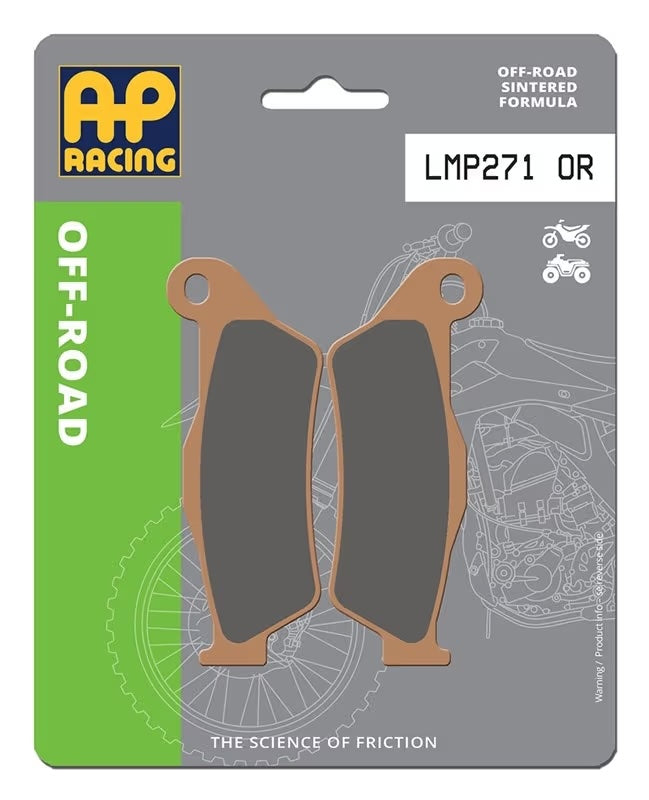 Pastiglie Freno Sinterizzate Anteriori e Posteriori AP Racing LMP271OR