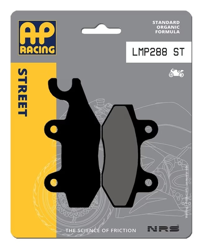 Pastiglie Freno Organiche Anteriori AP Racing LMP288