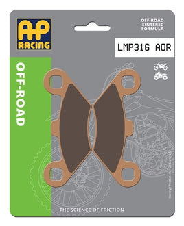 Pastiglie Freno Sinterizzate Anteriori e Posteriori AP Racing LMP316AOR