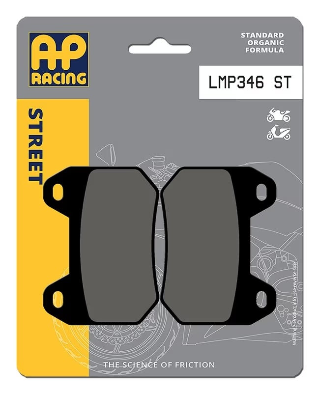 Pastiglie Freno Organiche Posteriori AP Racing LMP346