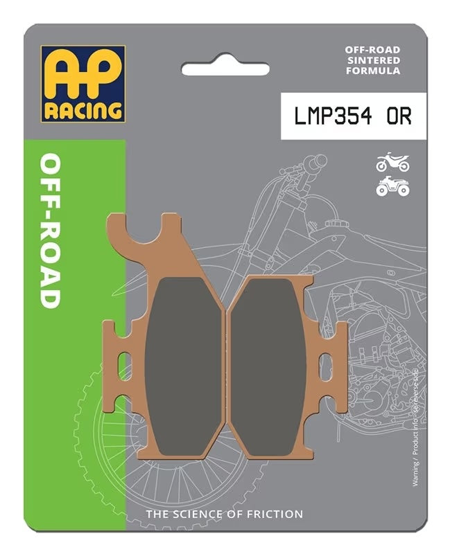 Pastiglie Freno Sinterizzate Anteriori e Posteriori AP Racing LMP354OR