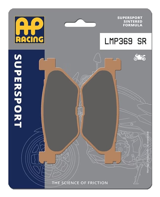 Pastiglie Freno Sinterizzate Anteriori e Posteriori AP Racing LMP369SR