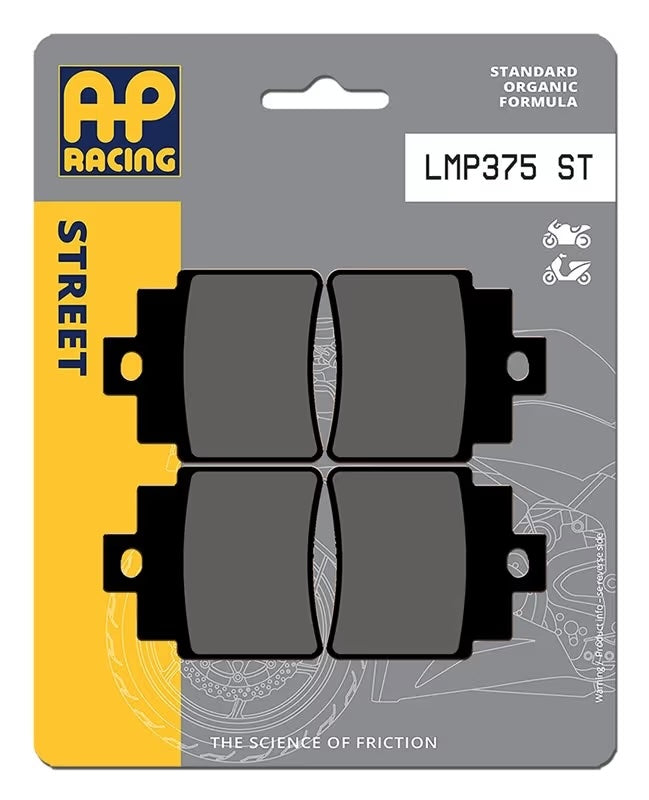 Pastiglie Freno Organiche Posteriori AP Racing LMP375