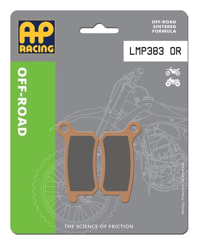 Pastiglie Freno Sinterizzate Anteriori e Posteriori AP Racing LMP383OR