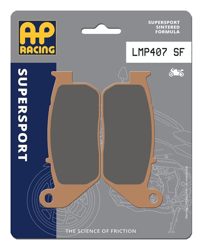 Pastiglie Freno Sinterizzate Anteriori e Posteriori AP Racing LMP407SF