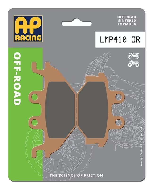 Pastiglie Freno Sinterizzate Anteriori e Posteriori AP Racing LMP410OR