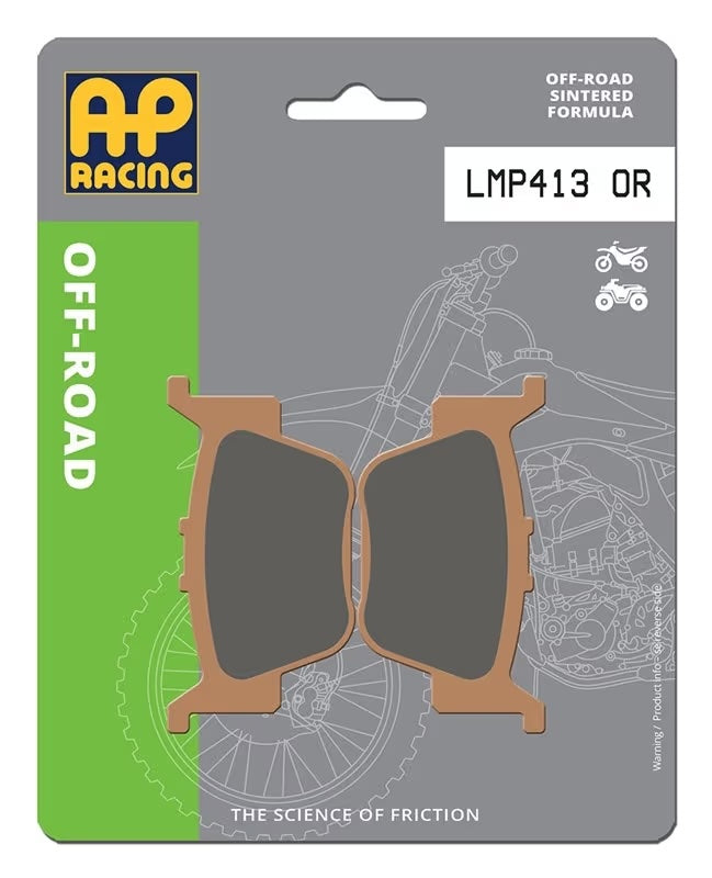 Pastiglie Freno Sinterizzate Anteriori e Posteriori AP Racing LMP413OR