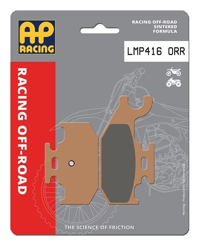 Pastiglie Freno Sinterizzate Racing Anteriori e Posteriori AP Racing LMP416ORR