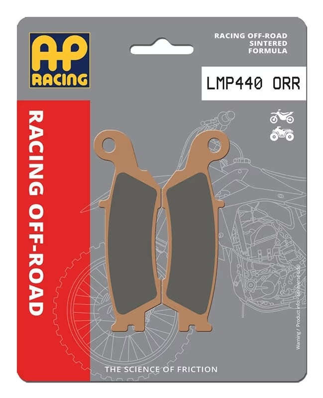 Pastiglie Freno Sinterizzate Racing Anteriori e Posteriori AP Racing LMP440ORR