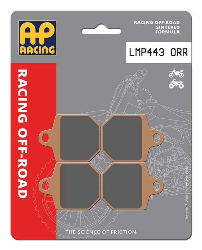 Pastiglie Freno Sinterizzate Racing Anteriori e Posteriori AP Racing LMP443ORR