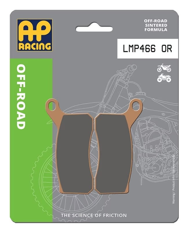Pastiglie Freno Sinterizzate Anteriori e Posteriori AP Racing LMP466OR