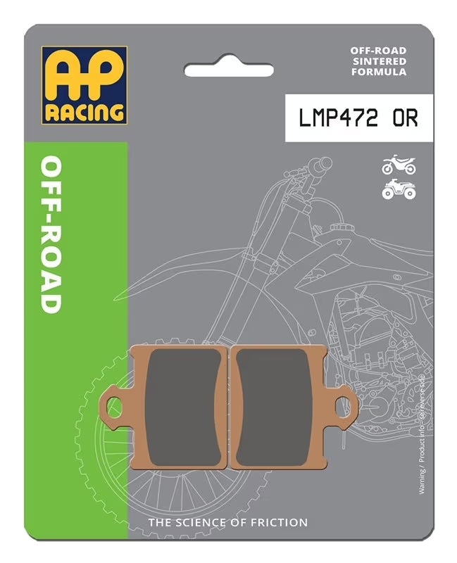 Pastiglie Freno Sinterizzate Anteriori e Posteriori AP Racing LMP472OR