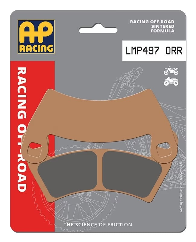 Pastiglie Freno Sinterizzate Racing Anteriori e Posteriori AP Racing LMP497ORR