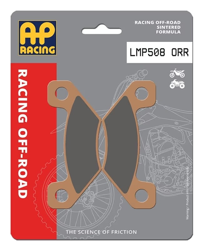 Pastiglie Freno Sinterizzate Racing Anteriori e Posteriori AP Racing LMP508ORR