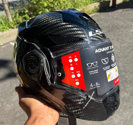 CASCO REVERSIBILE MODULARE LS2 FF901 ADVANT X 100% FULL CARBON ECE 22.06 P/J - LGMoto SRL