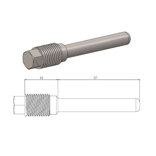 Perno pinza freno anteriore Moto Master