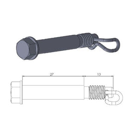 Perno pinza freno posteriore Moto Master