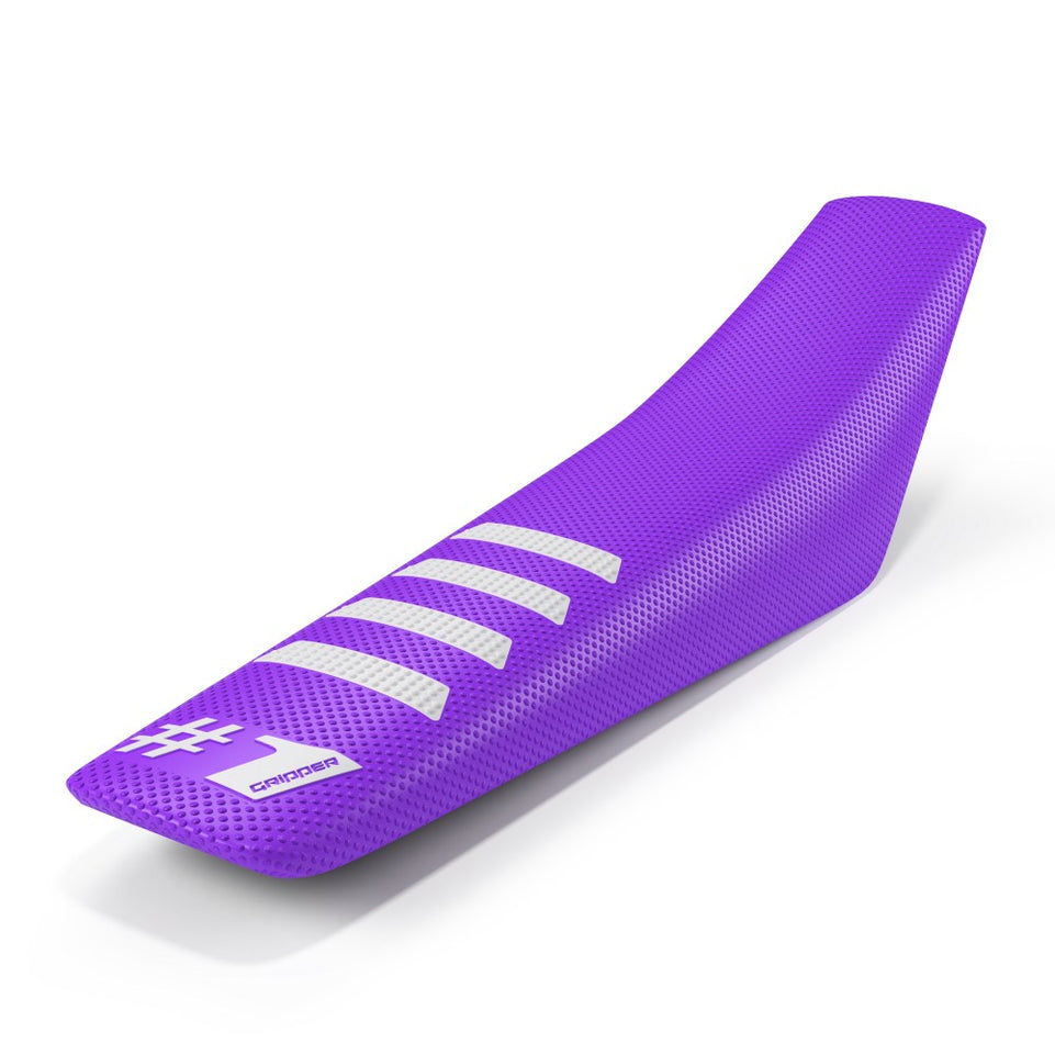 Coprisella universale Onegripper - Ribbed viola e bianco