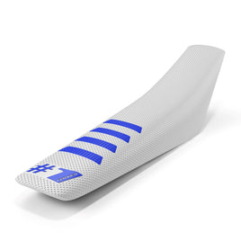 Coprisella universale Onegripper - Ribbed bianco e blu