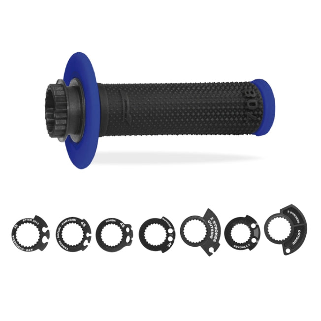 Coppia manopole Lock-On Pro Grip 708 - blu nero