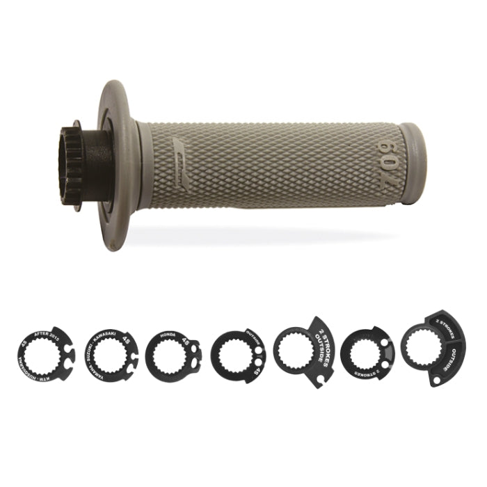 Coppia manopole Lock-On Pro Grip 709 - grigie