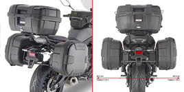 Givi Portavaligie laterale per valigie MONOKEY® o RETRO FIT per YAMAHA Tracer 7 / Tracer 7 GT 2020 - 2024 - LGMoto SRL