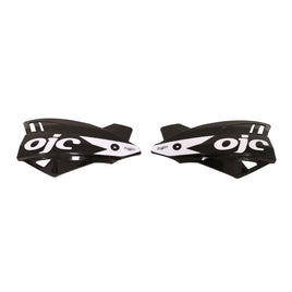 Coppia paramani OJC SHARK universali neri (adesivo bianco)