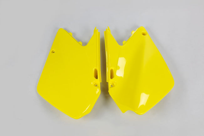 Fianchetti portanumero Suzuki RM 250 (01-05) gialli*