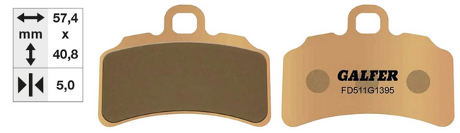 Coppia Pastiglie freno sint. anteriori per Beta, Gas Gas Txt Pro,GP,Montesa - LGMoto SRL