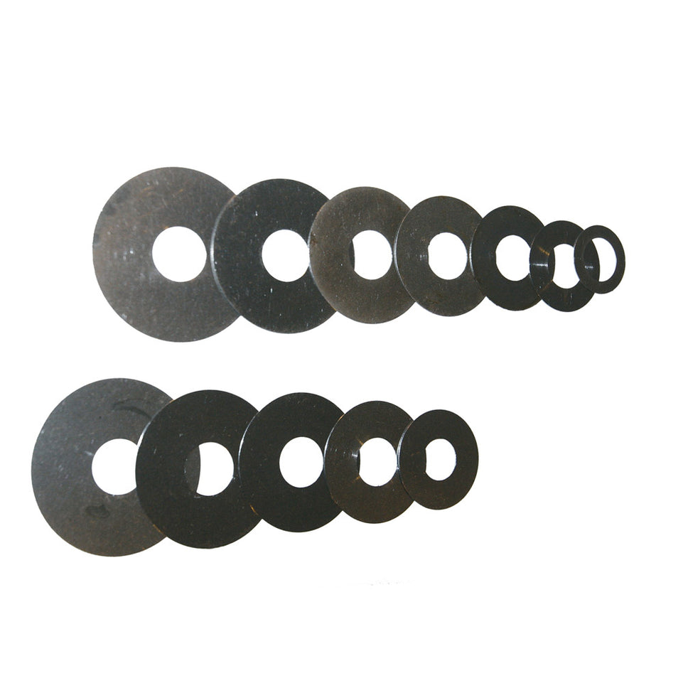 INNTECK Lamelle Sospensioni Moto SK-12028015 - Lamelle Idrauliche In Acciaio Per Sospensioni - Set 10 Pz - Foro 12.0 X 28.0 X 0.15 mm