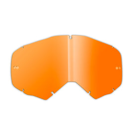 INNTECK Lente Maschera Motocross LEN16006 - Lente Mirror Orange Compatibile Oakley O2