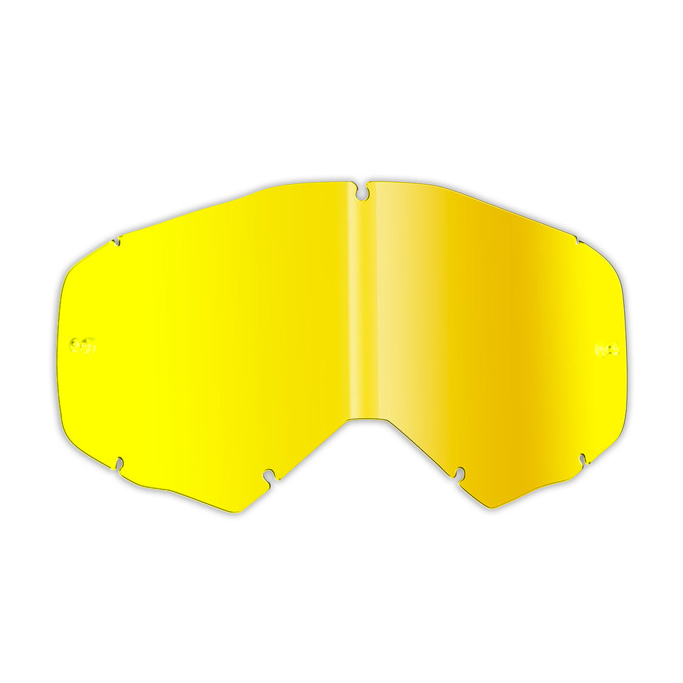 INNTECK Lente Maschera Motocross LEN30004 - Lente Mirror Gold Compatibile Spy Klutch - Whip - Targa 3