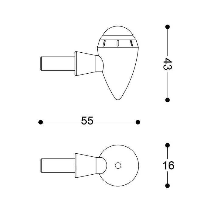 Barracuda Coppia Frecce Led Optical S-LED 2 B-LUX Alluminio Billet Omologate Universali Moto