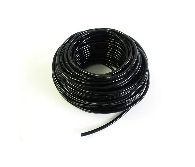 TUBO BENZINA (1 METRO) IN SILICONE NERO MORBIDO DIAMETRO Ø 6 x 10 mm (COD. 608) - LGMoto SRL