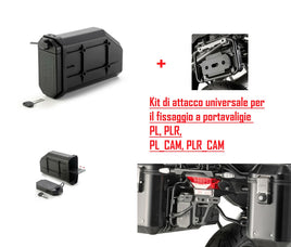 GIVI CASSETTA PORTA ATTREZZI LATERALE MOTO + KIT FISSAGGIO per PORTAVALIGIE - LGMoto SRL
