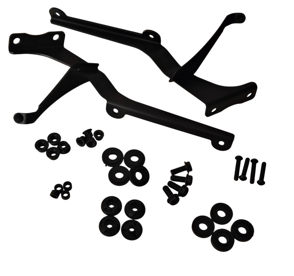 KAPPA Parabrezza Trasparente + Attacchi 55 x 66 Per Honda SH 125i-150i 2009-2012